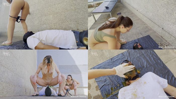 Human Toilet In Front Of The Neighbors Part 2
