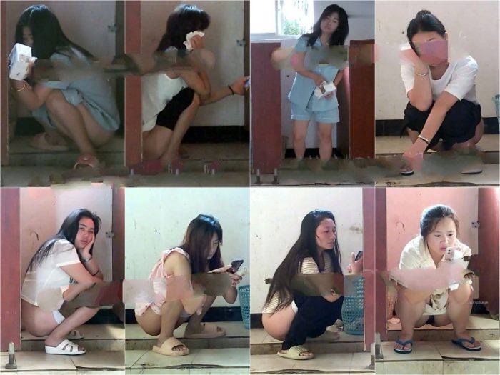 Hidden Camera 【全景厕拍】拉裤子 佼佼者第十七期- 全景+沟底双视角84V[某房原版]