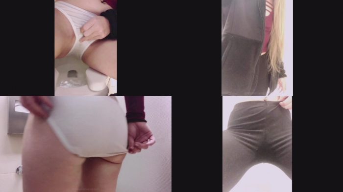 Public panty wetting