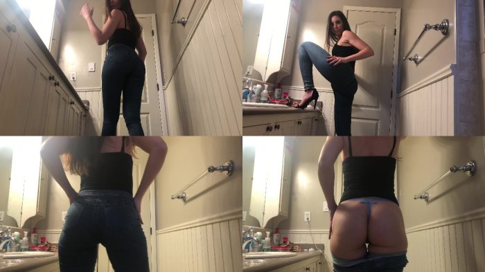 Tina Amazon – Jeans tease then shit