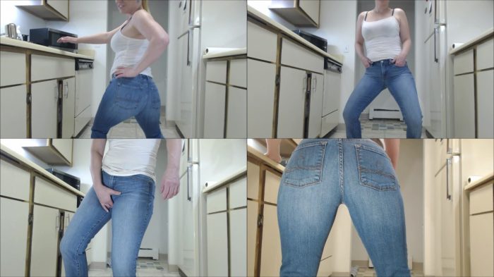 Wetting My Lucky Brand Jeans