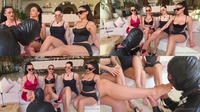 Evil Woman – Goddesses Feet Worship And Shocking Collar