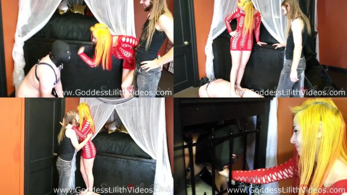 Queen Goddess Lilith – Cuck Husband Gets Trampled While Alpha Male Watches