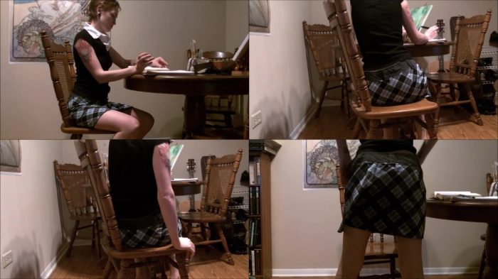 School girl pee