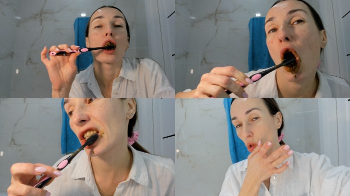 OksiLove – let’s brush my teeth with poop paste
