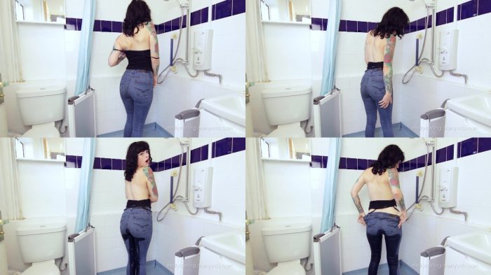Peeing In My Jeans From Behind