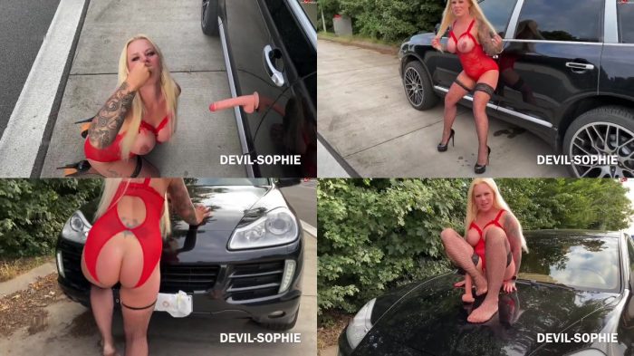 SteffiBlond – PERVERSESTE HOBBYHURE DORTMUNDS geiler Rastplatz Sex auf d…