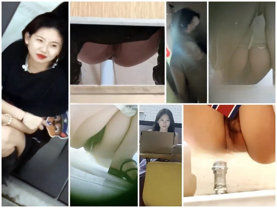 Public Restroom China Toilet Voyeur sifangktv 2348-2350