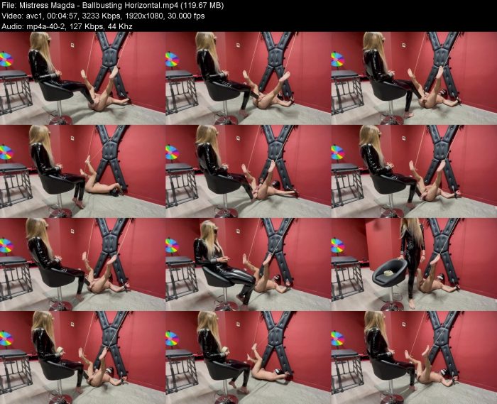 Mistress Magda - Ballbusting Horizontal | FemDom | Kinkmixer