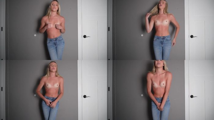 Pee Desperation – Jean Wetting and Small Tit Humiliation