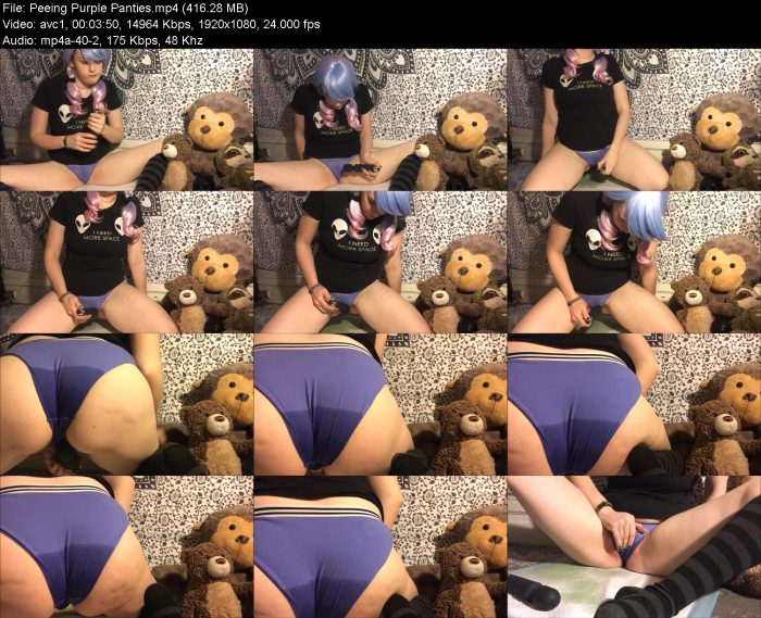Peeing Purple Panties | Pee | Kinkmixer