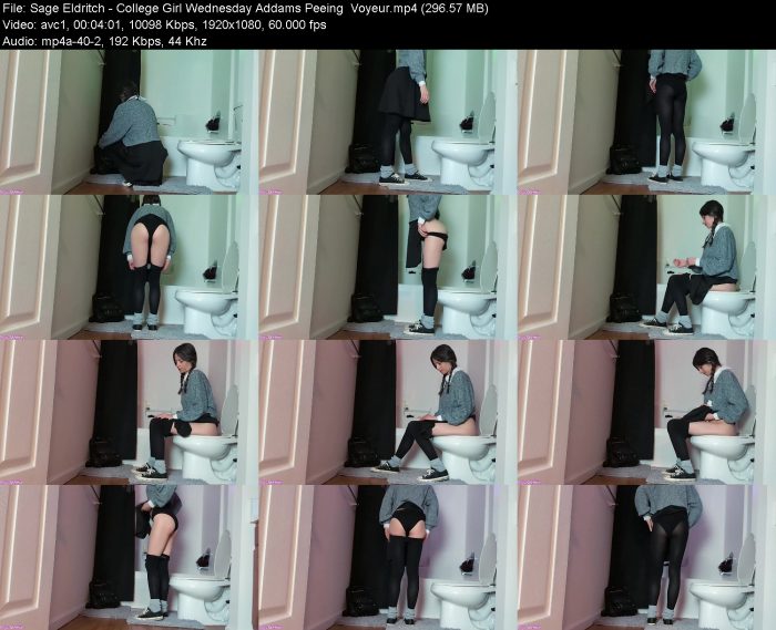Sage Eldritch - College Girl Wednesday Addams Peeing Voyeur – KinkMixer - Violent Crazy Desires Sage Eldritch - College Girl Wednesday Addams Peeing Voyeur | Pee | Kinkmixer