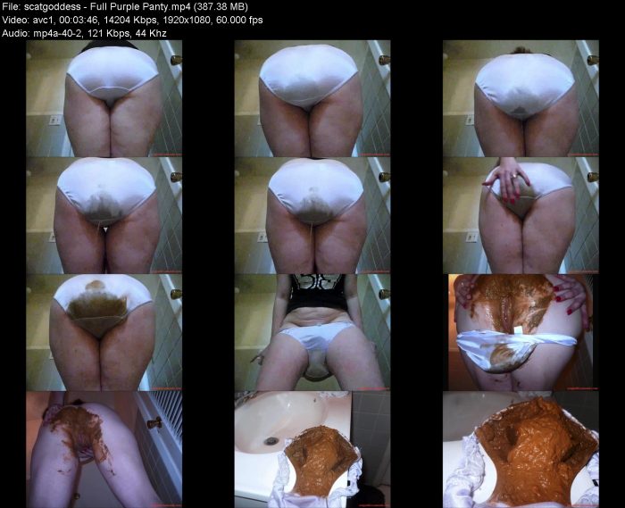 scatgoddess - Full Purple Panty | Poop Girls | Kinkmixer
