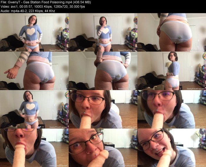 GwenyT - Gas Station Food Poisoning | Poop Girls | Kinkmixer