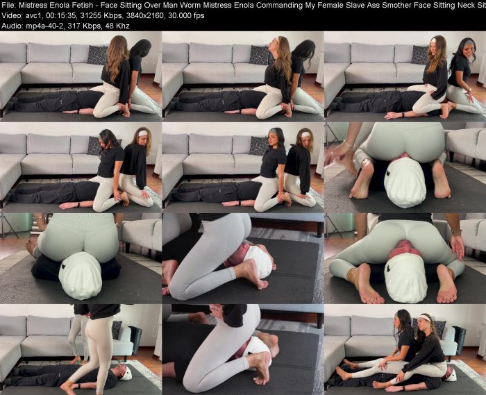 Mistress Enola Fetish - Face Sitting Over Man Worm Mistress Enola Comman... | FemDom | Kinkmixer