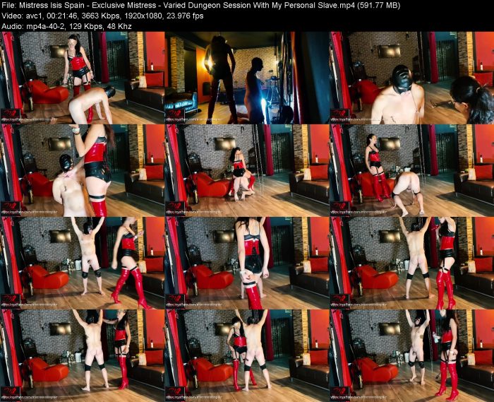 Mistress Isis Spain - Exclusive Mistress - Varied Dungeon Session With M... | FemDom | Kinkmixer