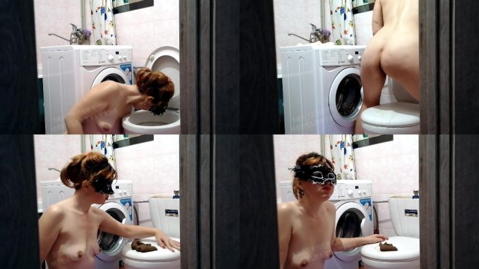 ModelNatalya94 – Olga licks the toilet and eats shit