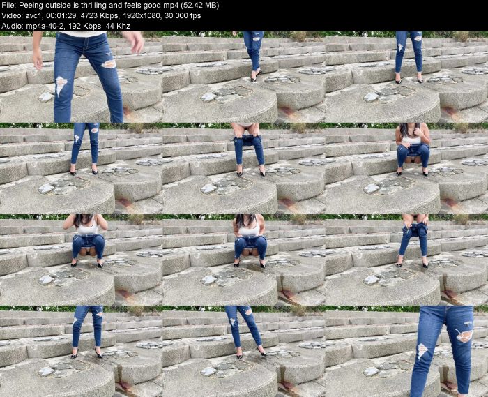Peeing outside is thrilling and feels good | Pee | Kinkmixer