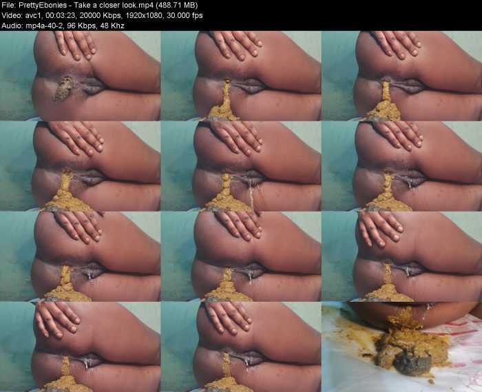 PrettyEbonies - Take a closer look | Poop Girls | Kinkmixer