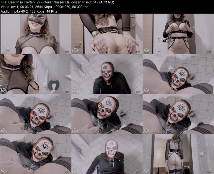 User Piss Treffen 27 - Geiler Nasser Halloween Piss | Pee | Kinkmixer