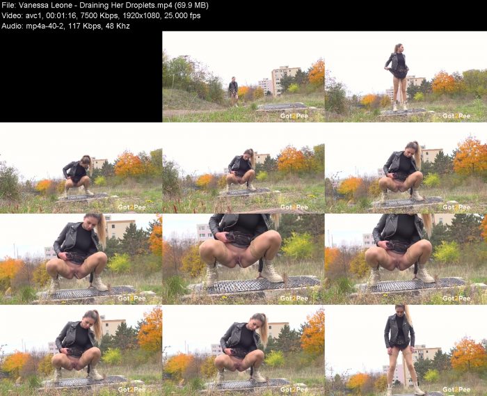 Vanessa Leone - Draining Her Droplets | Pee | Kinkmixer