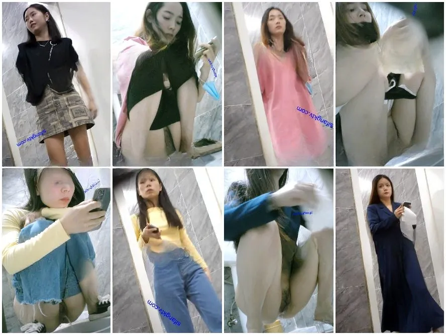 Public Restroom 【应求补档】⭐隔墙有眼⭐⭐原创厕拍⭐⭐⭐妙龄白裙女神换装闪亮登场11V