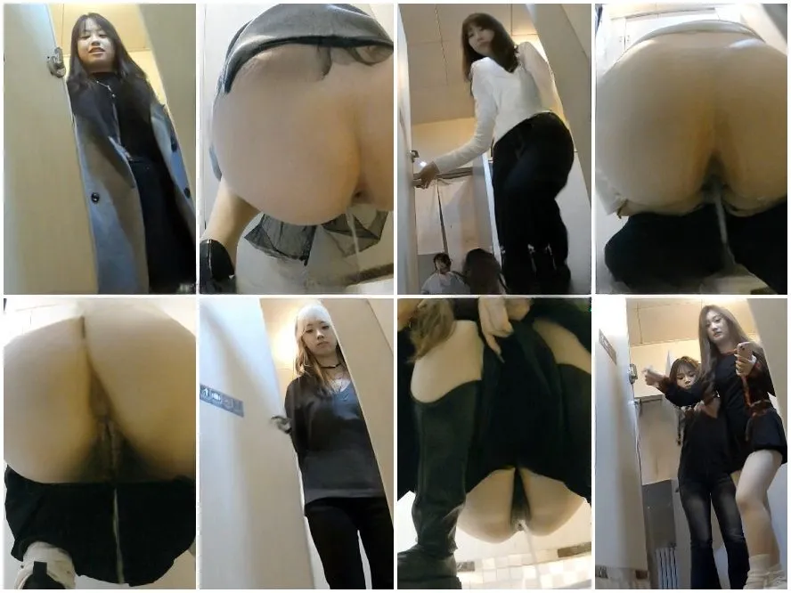 Public Restroom China Toilet Voyeur sifangktv 2417-2419