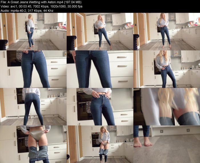 A Great Jeans Wetting with Aston | Pee | Kinkmixer