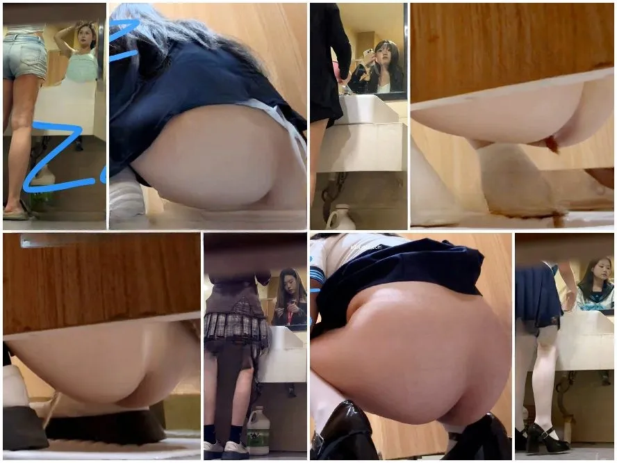 Hidden Camera ライブ配信基地には女性ダンス団体ストリーマーがいっぱい！ | Toilet Voyeurism | Kinkmixer