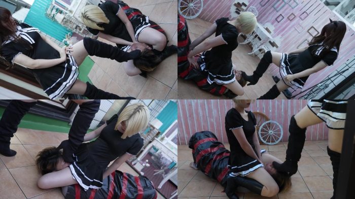 Faceslap Japan Super Hard – Cruel Neck Choke On The Balcony