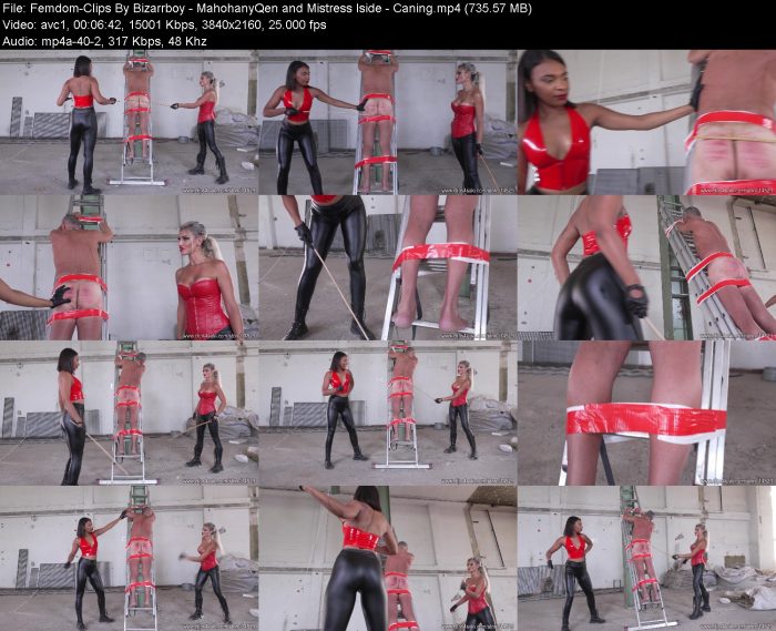 Femdom-Clips By Bizarrboy - MahohanyQen and Mistress Iside - Caning | FemDom | Kinkmixer