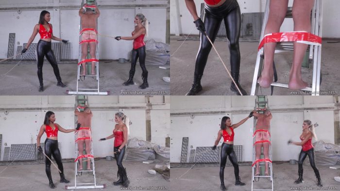 Femdom-Clips By Bizarrboy – MahohanyQen and Mistress Iside – Caning