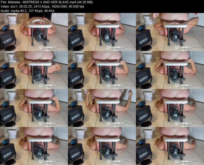 Mistress - MISTRESS V AND HER SLAVE | Toilet Slavery | Kinkmixer