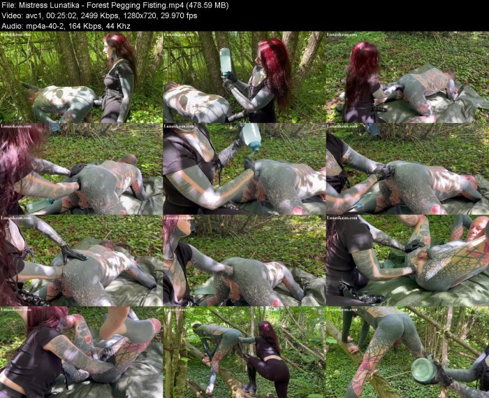 Mistress Lunatika - Forest Pegging Fisting | FemDom | Kinkmixer