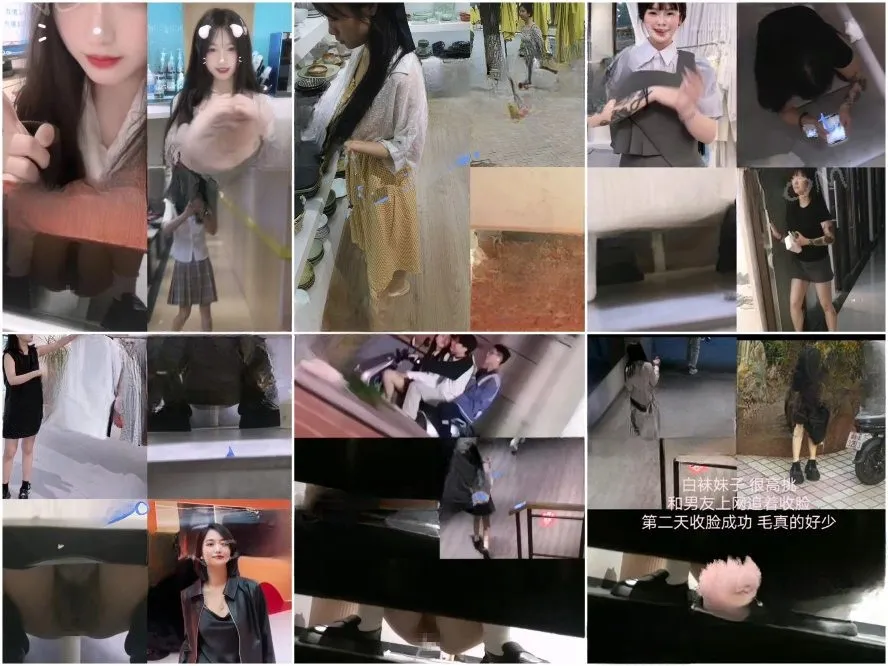 Hidden Camera 有料グループ、ネット有名人やライブストリーマーの新たに流出した動画、ネットカフェのトイレで撮影された様々な美女など【…