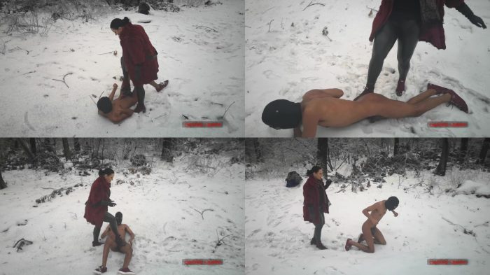 Sadistic Queens – Squishysax – Mistress Luna – Beaten In The Freezing Snow