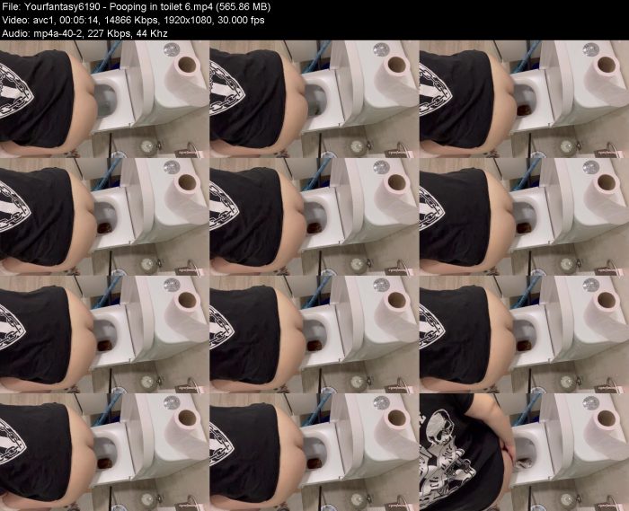 Yourfantasy6190 - Pooping in toilet 6 | Poop Girls | Kinkmixer