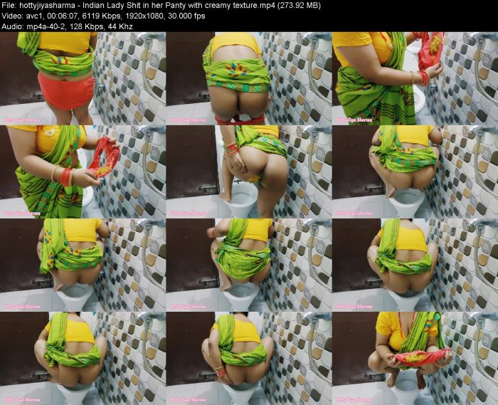 hottyjiyasharma - Indian Lady Shit in her Panty with creamy texture | Poop Girls | Kinkmixer