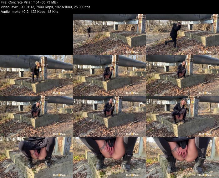 Concrete Pillar – KinkMixer - Violent Crazy Desires Concrete Pillar | Pee | Kinkmixer