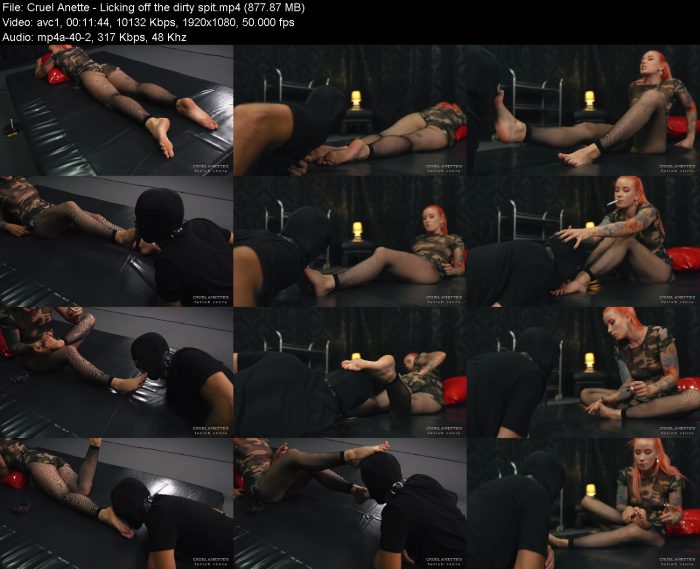 Cruel Anette - Licking off the dirty spit – KinkMixer - Violent Crazy Desires Cruel Anette - Licking off the dirty spit | FemDom | Kinkmixer