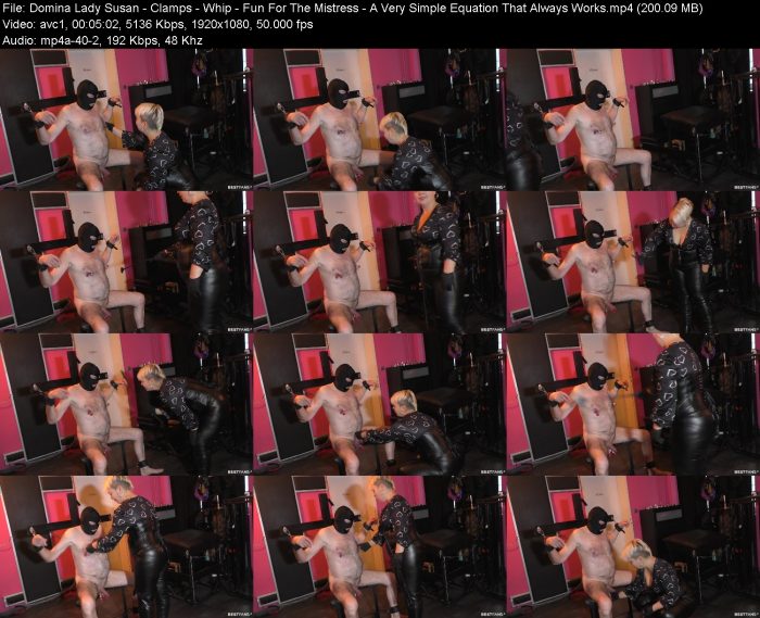 Domina Lady Susan - Clamps - Whip - Fun For The Mistress - A Very Simple... – KinkMixer - Violent Crazy Desires Domina Lady Susan - Clamps - Whip - Fun For The Mistress - A Very Simple... | FemDom | Kinkmixer