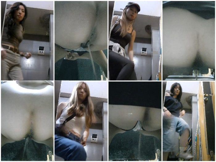 Public Restroom 巨尻を叩く動画を多数収録！33分