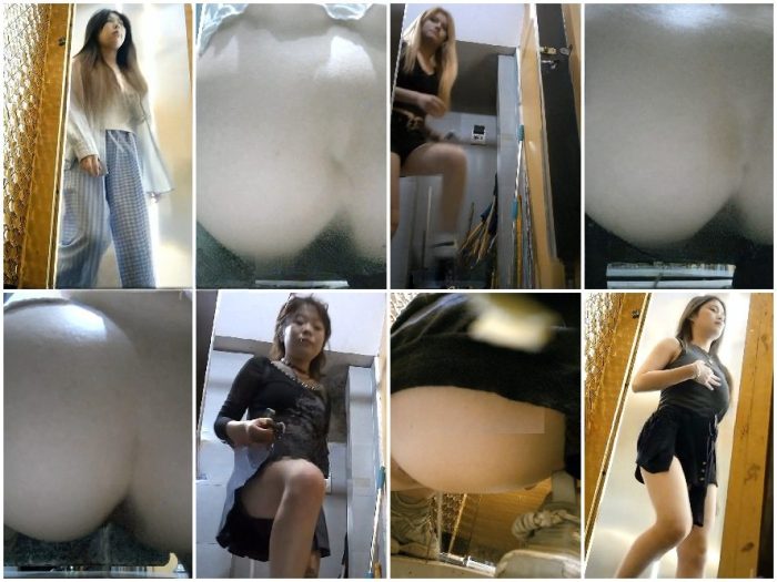 Public Restroom 巨尻を叩く動画を多数収録！33分 | Toilet Voyeurism | Kinkmixer