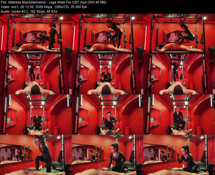 Mistress Blackdiamoond - Legs Wide For CBT | FemDom | Kinkmixer