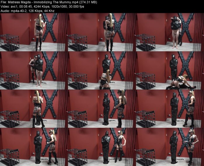 Mistress Magda - Immobilizing The Mummy – KinkMixer - Violent Crazy Desires Mistress Magda - Immobilizing The Mummy | FemDom | Kinkmixer