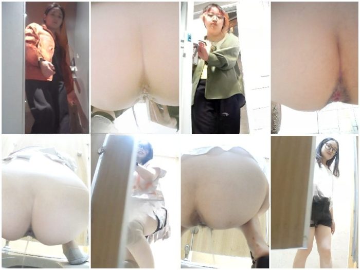 後に撮影された複数のシーン、多くの美しい菊（2）40V | Toilet Voyeurism | Kinkmixer