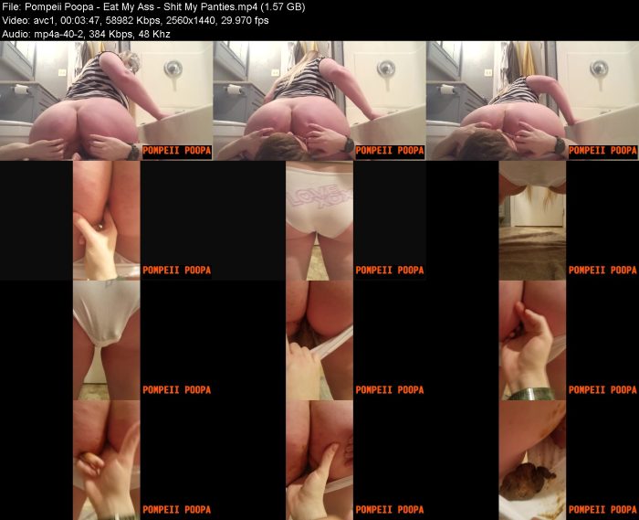 Pompeii Poopa - Eat My Ass - Shit My Panties – KinkMixer - Violent Crazy Desires Pompeii Poopa - Eat My Ass - Shit My Panties | Toilet Slavery | Kinkmixer