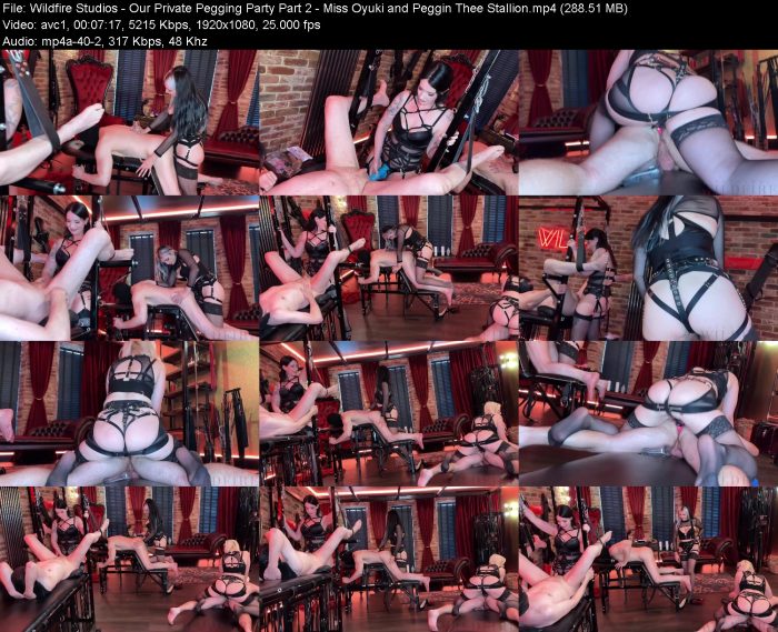 Wildfire Studios - Our Private Pegging Party Part 2 - Miss Oyuki and Peg... | FemDom | Kinkmixer