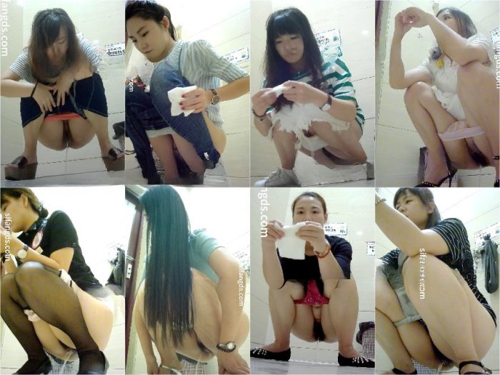 Public Restroom 【トイレ盗撮】飲み屋のお姉さんのうんち姿 細くて長い、線のような美しいうんち | Toilet Voyeurism | Kinkmixer