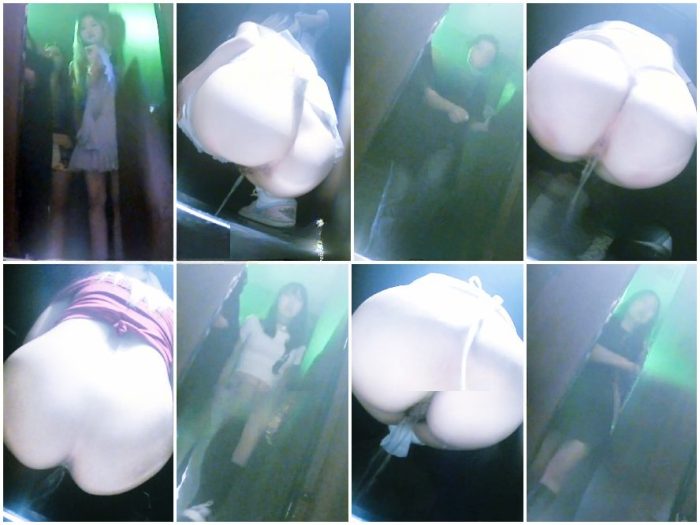 Spy Today 黒ストッキングとハイヒールを履いた美女たちの【酒場トイレ盗撮シリーズ】を独占WEB初公開（第7弾） | Toilet Voyeurism | Kinkmixer